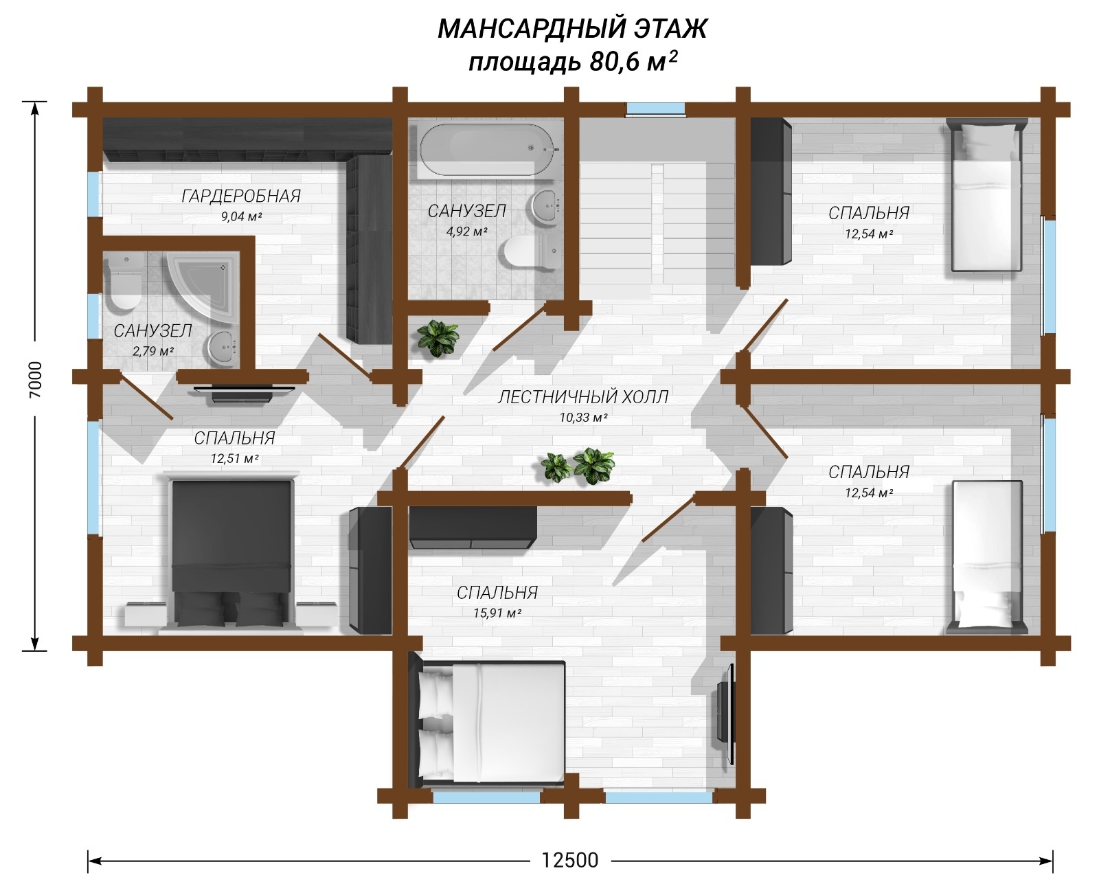 План 2 эт Анапа